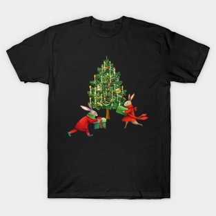 Cute Rabbit Christmas Gifts T-Shirt